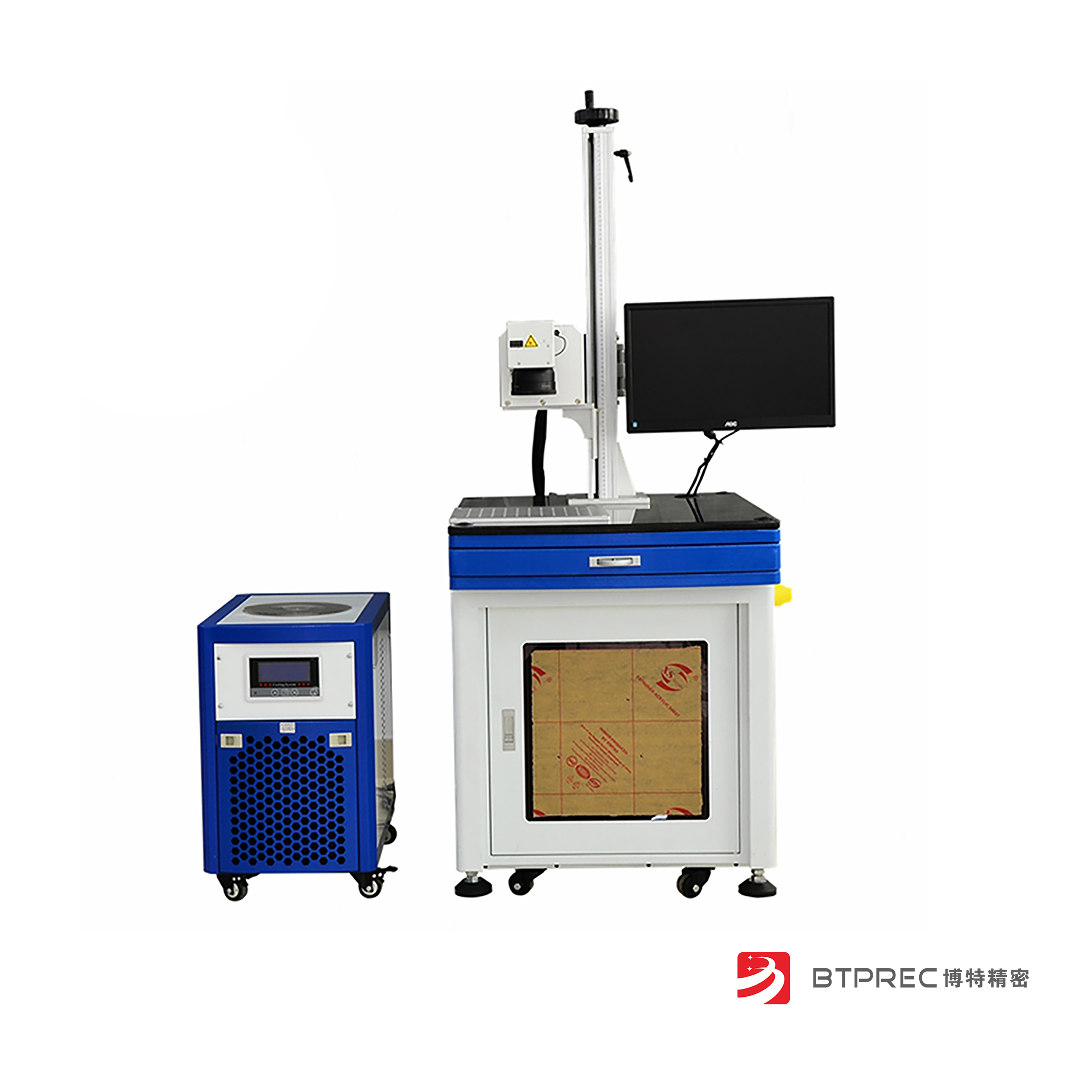 UV紫外国产AV精国产传媒-视觉定位电子元件二维码打标机